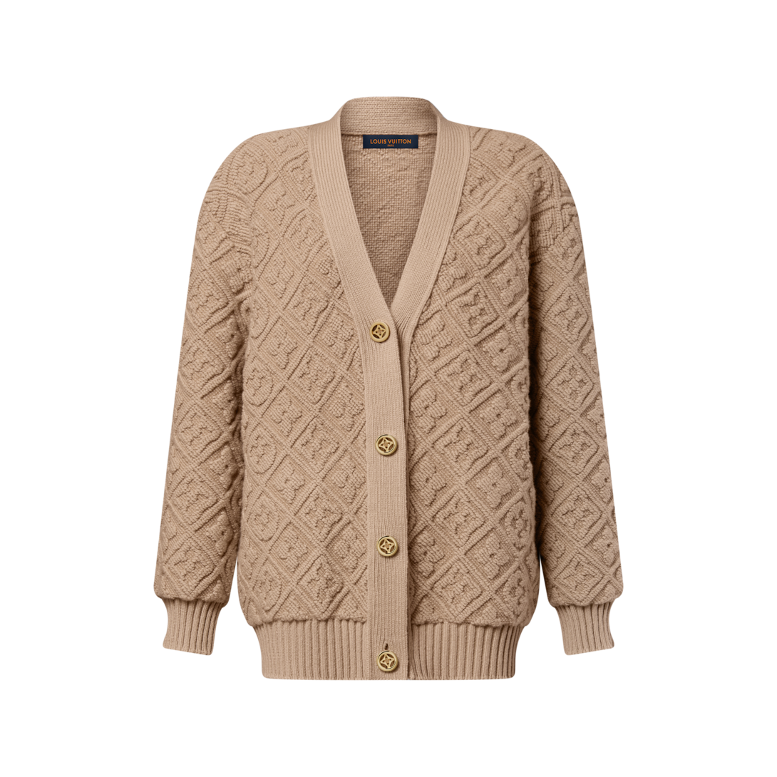 Monogram Toweling Cardigan - Women - Ready-to-Wear | LOUIS VUITTON ®